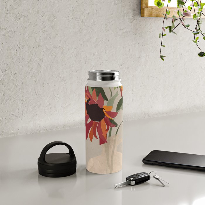 Sunflowers 12 Water Bottle Gallery Image 4