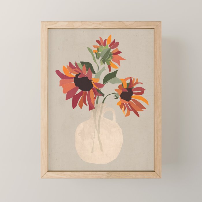 Sunflowers 12 Mini Art Print Gallery Image 1