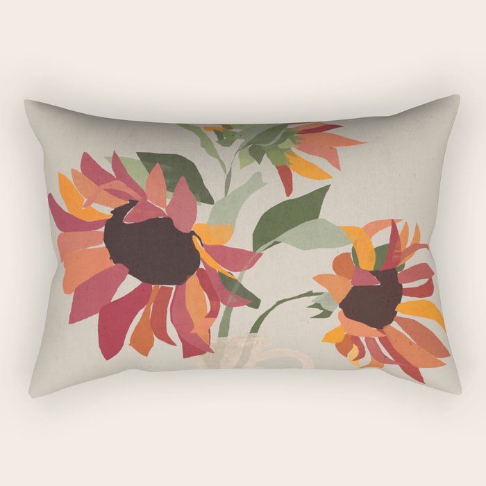 Sunflowers 12 Rectangular Pillow Gallery Image 2