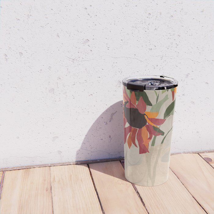 Sunflowers 12 Travel Mug Gallery Image 4