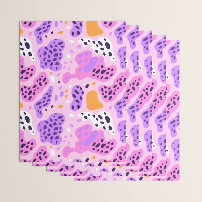 Abstract colorful animal print art pattern Wrapping Paper Gallery Image 3