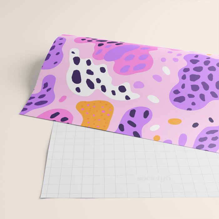 Abstract colorful animal print art pattern Wrapping Paper Gallery Image 2