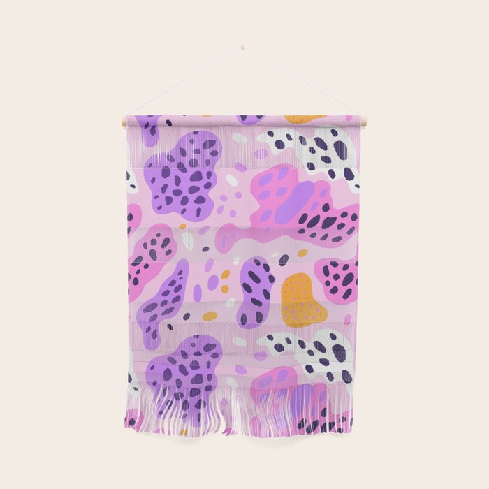 Abstract colorful animal print art pattern Wall Hanging Gallery Image 1
