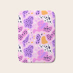 Abstract colorful animal print art pattern Bath Mat Gallery Image 1