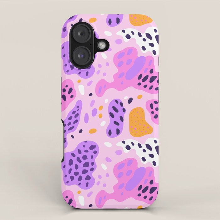 Abstract colorful animal print art pattern iPhone Case Gallery Image 1