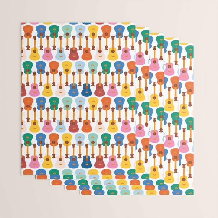 Colorful Guitars Wrapping Paper Gallery Image 3