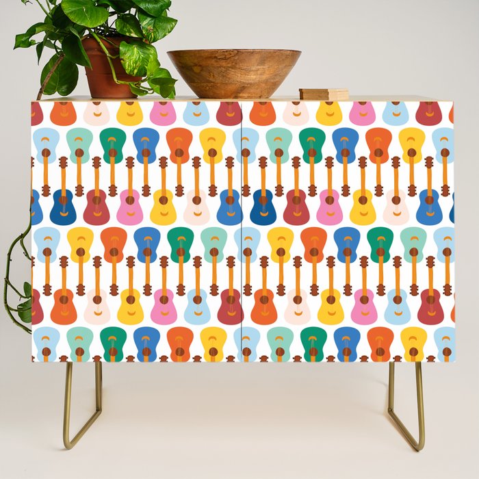 Colorful Guitars Credenza Gallery Image 1