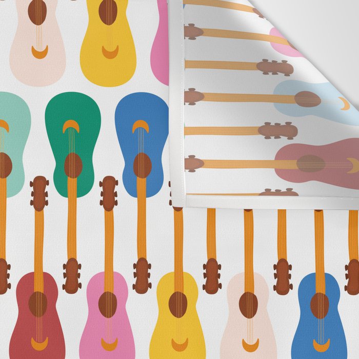 Colorful Guitars Wall Tapestry Gallery Image 3