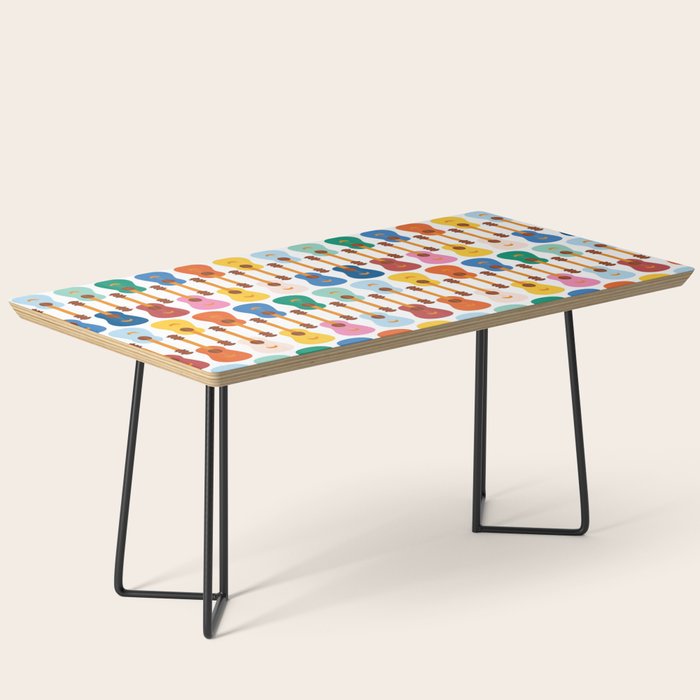 Colorful Guitars Coffee Table Gallery Image 1