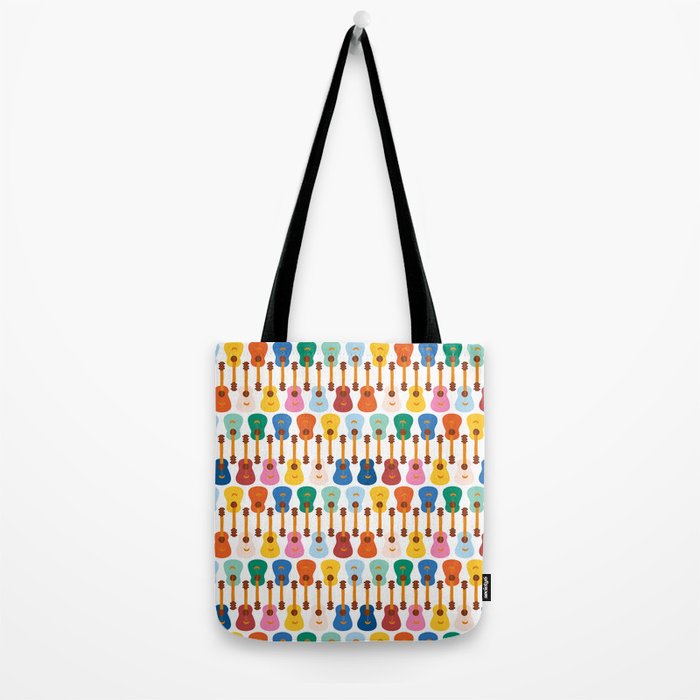 Colorful Guitars Tote Bag Gallery Image 2