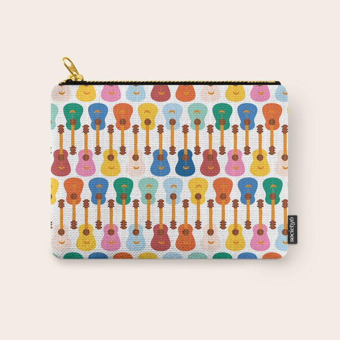 Colorful Guitars Carry All Pouch Gallery Image 1