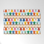 Colorful Guitars Welcome Mat Gallery Image 1
