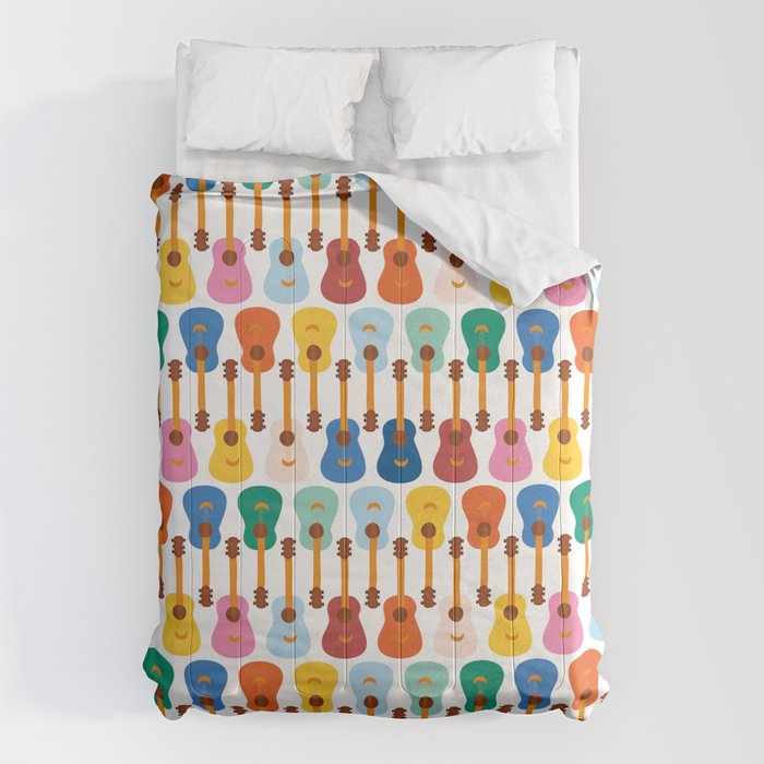 Colorful Guitars Comforter Gallery Image 6