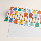 Colorful Guitars Wrapping Paper Gallery Image 2