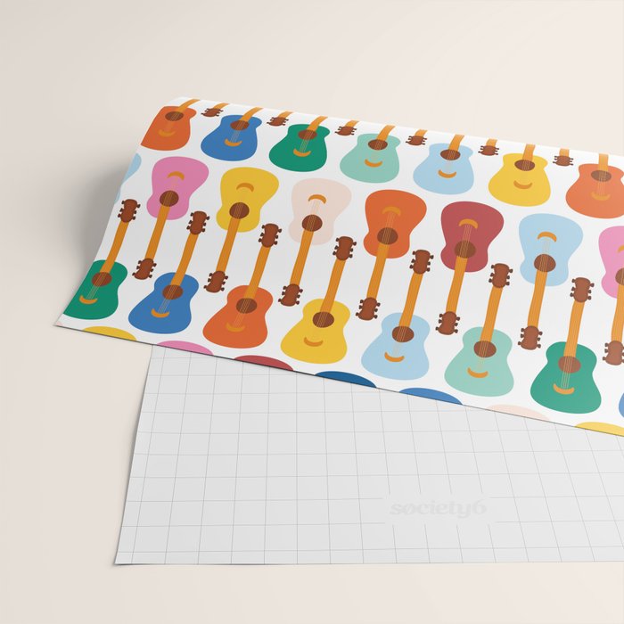 Colorful Guitars Wrapping Paper Gallery Image 2
