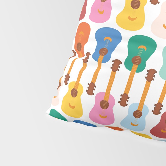Colorful Guitars Pillow Sham Gallery Image 4