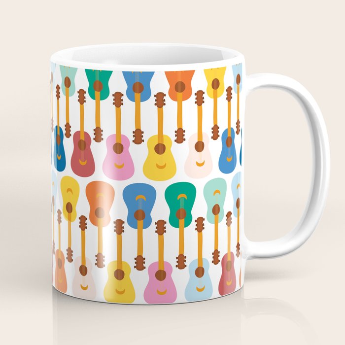 Colorful Guitars Coffee Mug Gallery Image 1