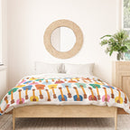 Colorful Guitars Duvet Cover Gallery Image 3