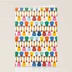 Colorful Guitars Stationery Card Gallery Image 2