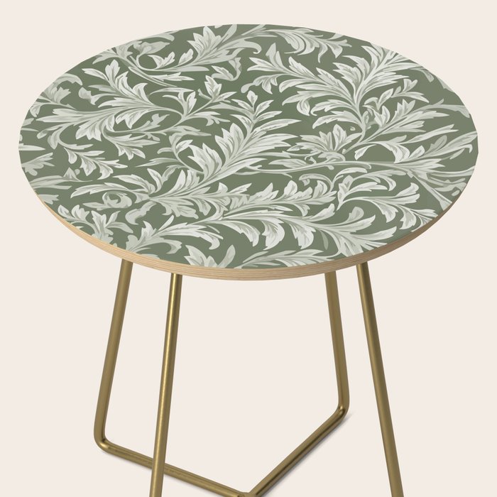 Countryside Bloom Sage Leaf Side Table Gallery Image 2