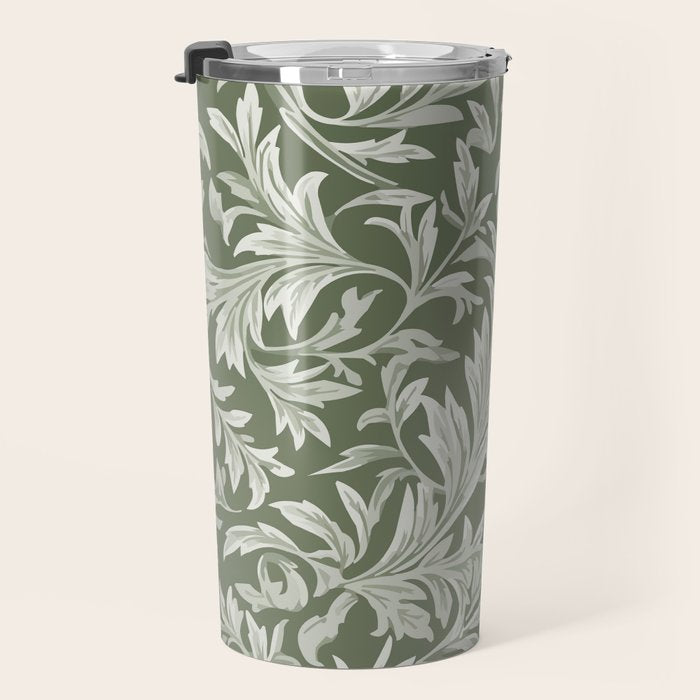 Countryside Bloom Sage Leaf Travel Mug Gallery Image 3