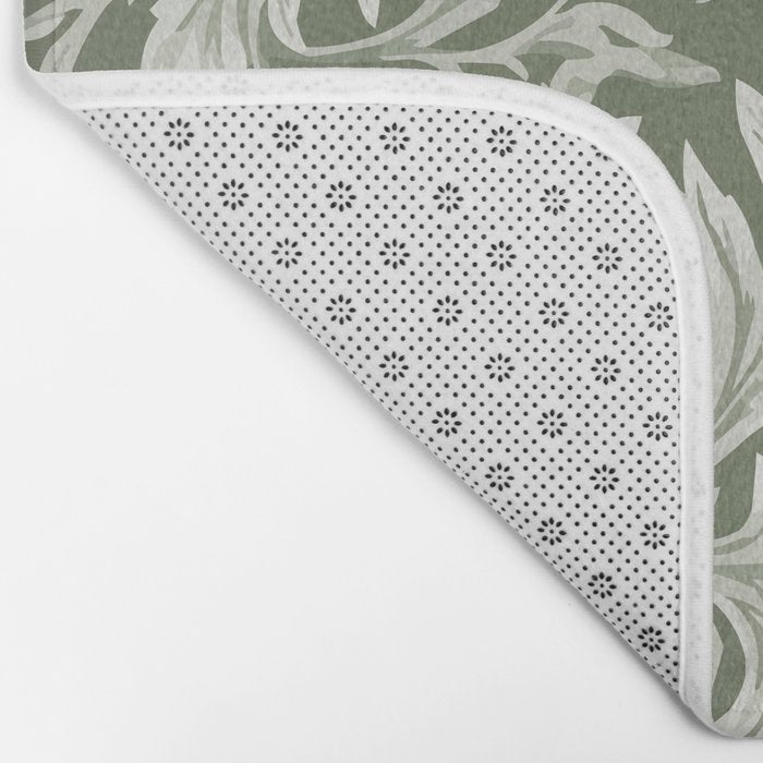Countryside Bloom Sage Leaf Bath Mat Gallery Image 2