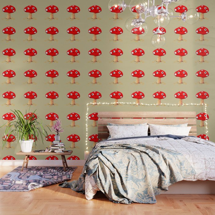 Wall-Eyed Mushroom Wallpaper Gallery Image 1