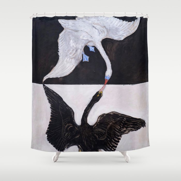 Hilma af Klint "The Swan, No. 01, Group IX-SUW" Shower Curtain Gallery Image 1
