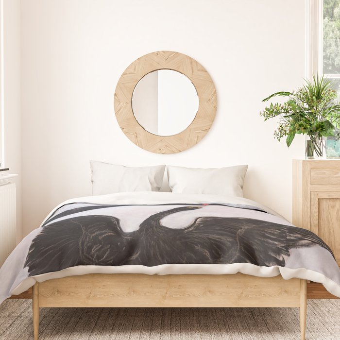 Hilma af Klint "The Swan, No. 01, Group IX-SUW" Duvet Cover Gallery Image 3