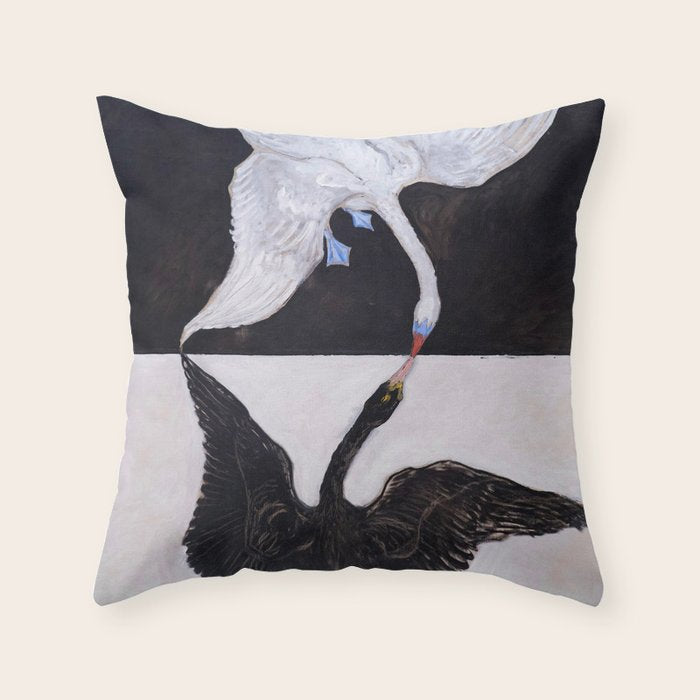 Hilma af Klint "The Swan, No. 01, Group IX-SUW" Throw Pillow Gallery Image 6