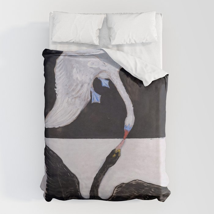 Hilma af Klint "The Swan, No. 01, Group IX-SUW" Duvet Cover Gallery Image 6