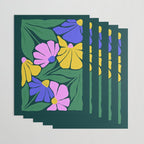 Midnight Summer: Matisse Foliage | Flower Market 001 Wrapping Paper Gallery Image 3
