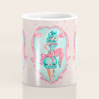 Candy Blue Ice Cream Pin Up Doll Coffee Mug Gallery Image 4