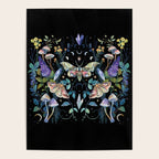 Crystals Moth Mushrooms Poster Gallery Image 4