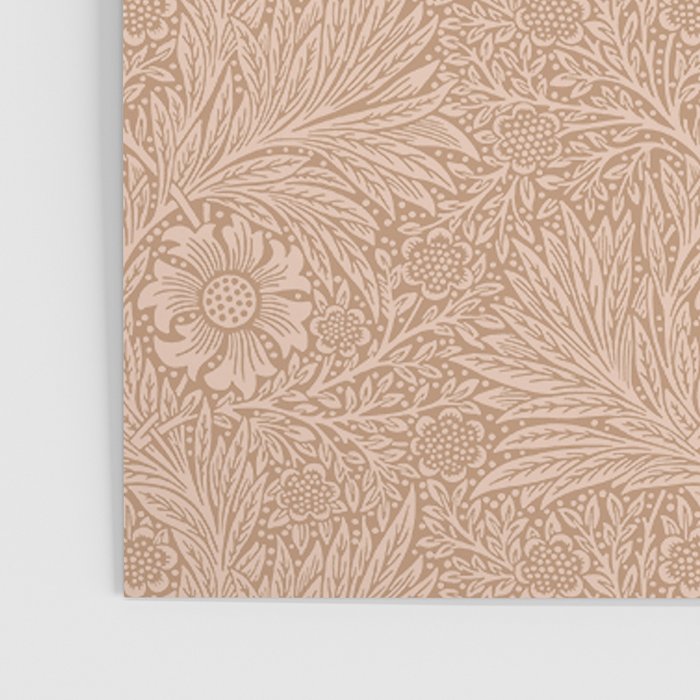 William Morris Marigold Dusky Rose Poster Gallery Image 3