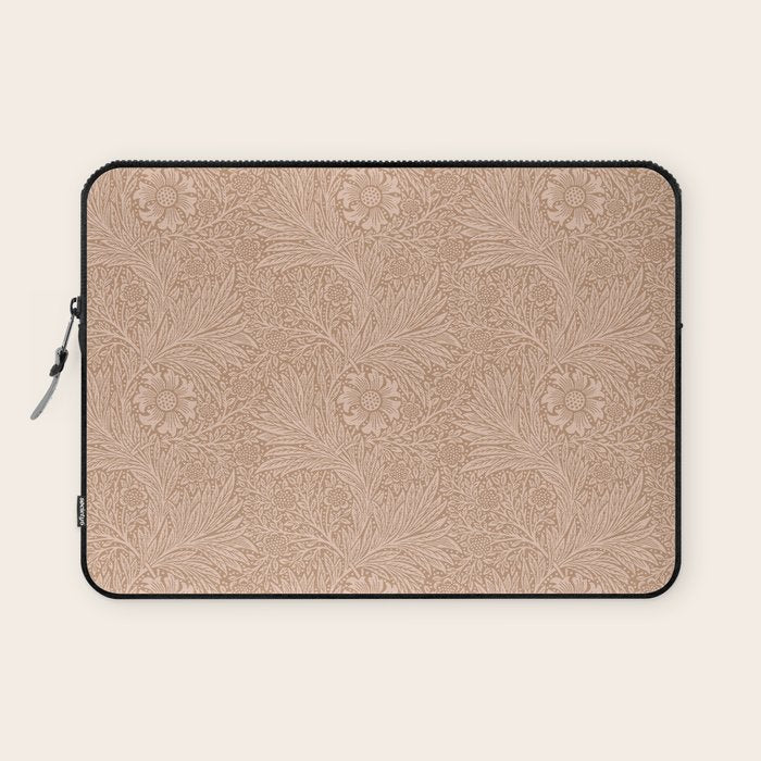 William Morris Marigold Dusky Rose Laptop Sleeve Gallery Image 1