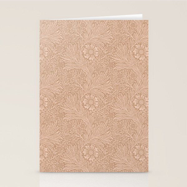 William Morris Marigold Dusky Rose Stationery Card Gallery Image 2