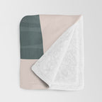 Quirky retro palm trees Throw Blanket Gallery Image 3