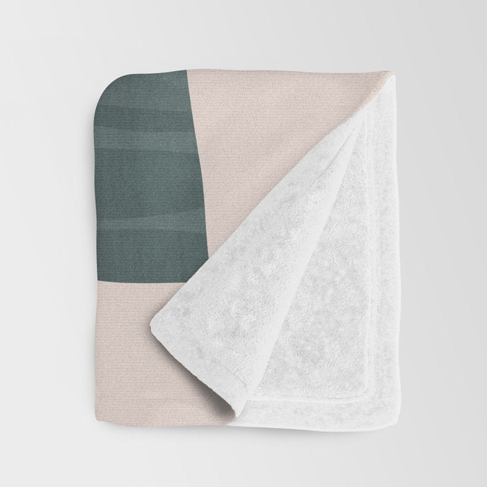 Quirky retro palm trees Throw Blanket Gallery Image 3