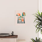 Quirky retro palm trees Poster Gallery Image 2