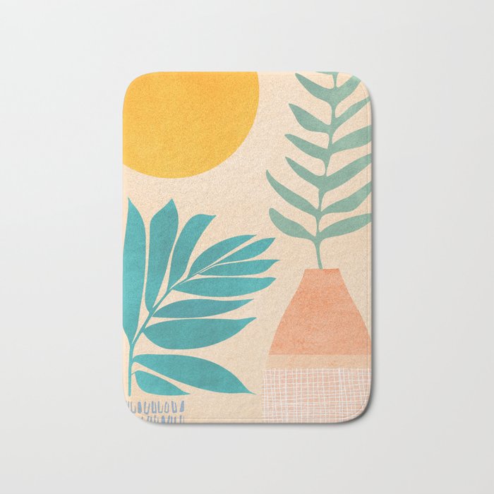 Sunny Window Garden Still Life Bath Mat Gallery Image 1