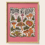 Mushrooms of West Virginia Serving Tray Gallery Image 1