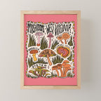 Mushrooms of West Virginia Mini Art Print Gallery Image 1