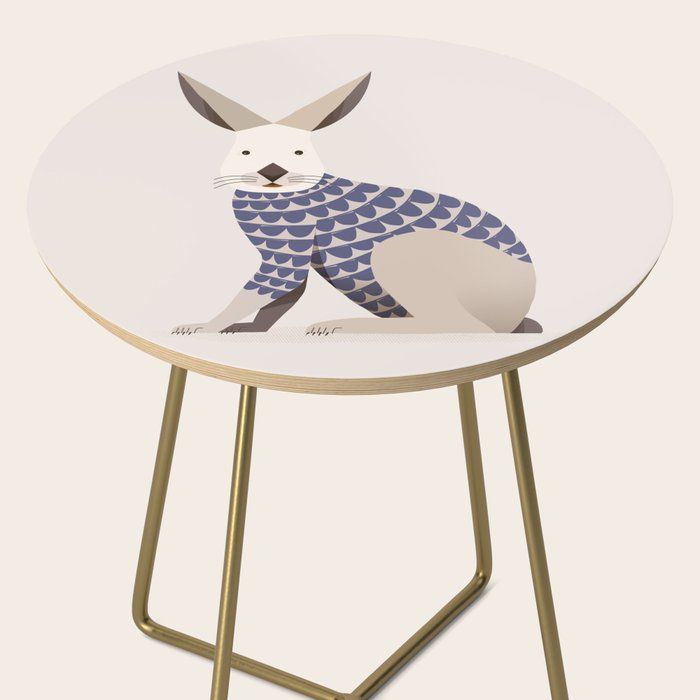 Whimsical European Hare Side Table Gallery Image 2