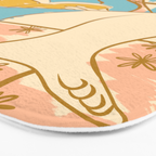 Portrait of a Woman Reading - Quiet Time 1 Bath Mat Gallery Image 3