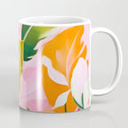 Pastelchio, Pastel Floral Botanical Spring, Flowers Blush Blossom Pink Garden Painting, Bohemian Chic Subdued Nature Plants Coffee Mug Gallery Image 1