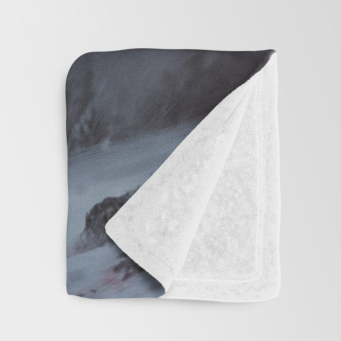 Full moon dinner Throw Blanket Gallery Image 3