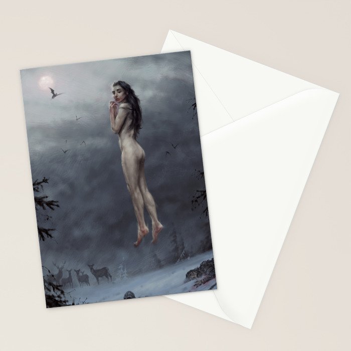 Full moon dinner Stationery Card Gallery Image 2