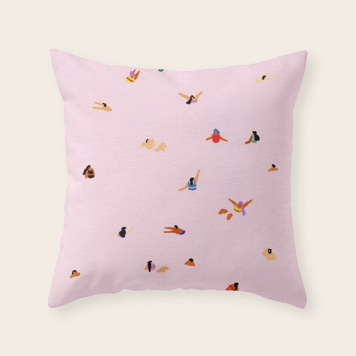 Pink! Throw Pillow Gallery Image 6