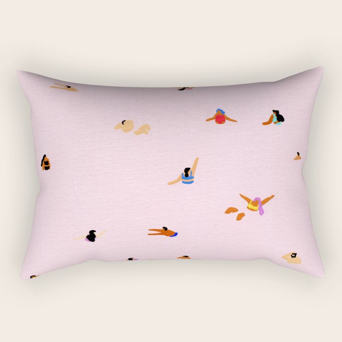 Pink! Rectangular Pillow Gallery Image 2